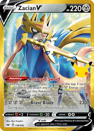 Zacian V SSH138 / 0