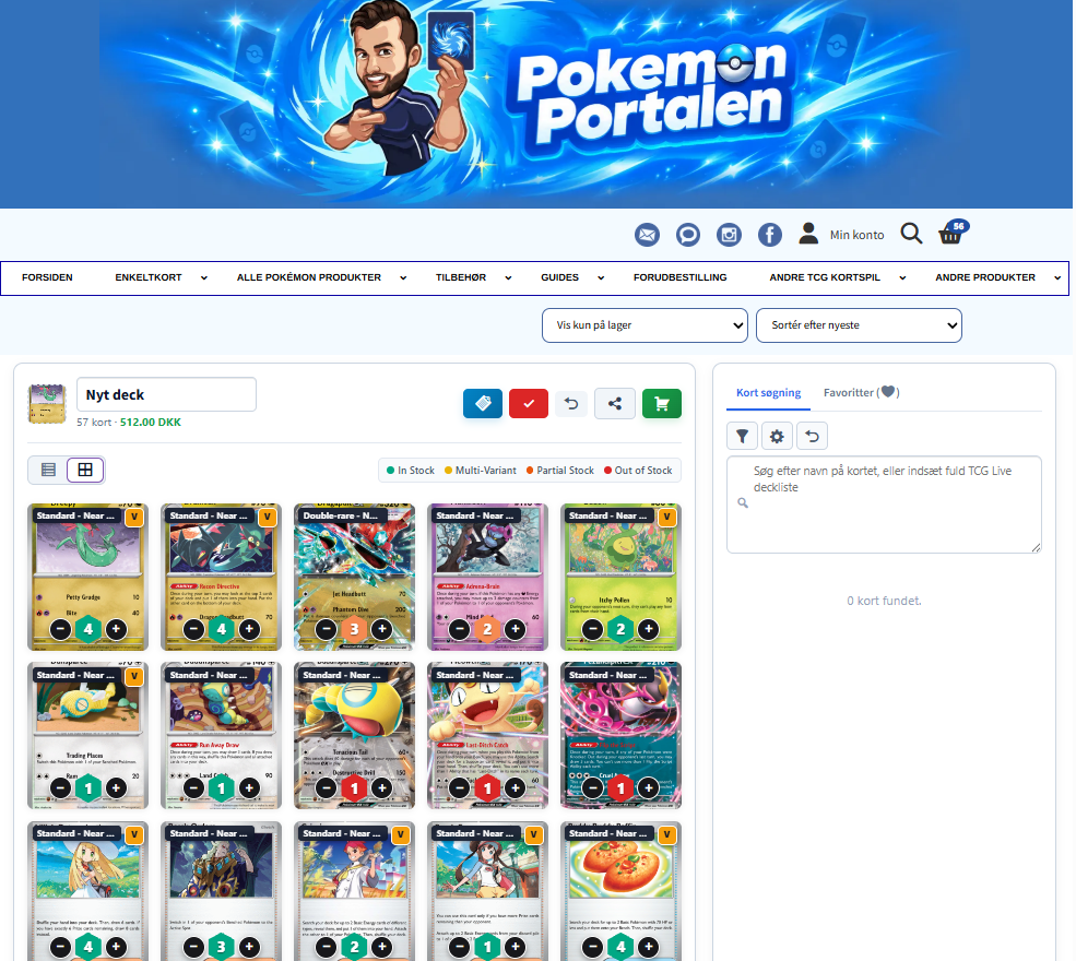 Pokemon Deck Builder